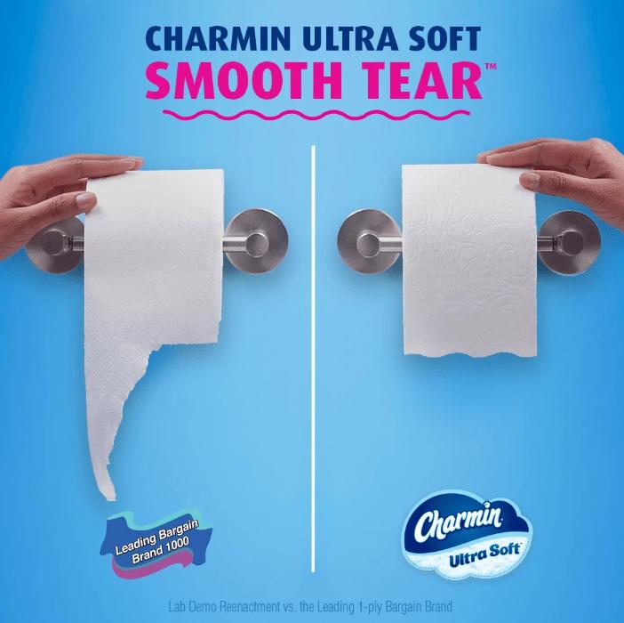 Charmin Ultra Soft Toilet Paper 24 Mega Rolls - 224 Sheets per Roll