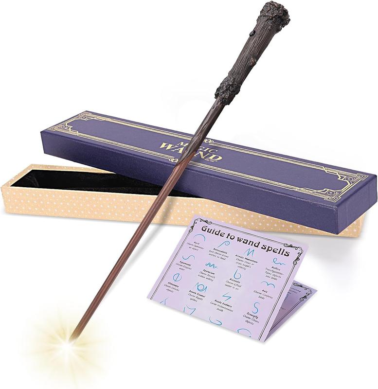 The HarryPotter Light up Wizard Magic Wand Rechargeable Illuminating Witch Wands Accessories Magical