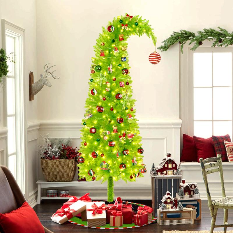 Flocked Green Christmas Tree 6ft | Create a Cozy Winter Wonderland | Perfect Festive Decor for Home, Office & Holiday Parties