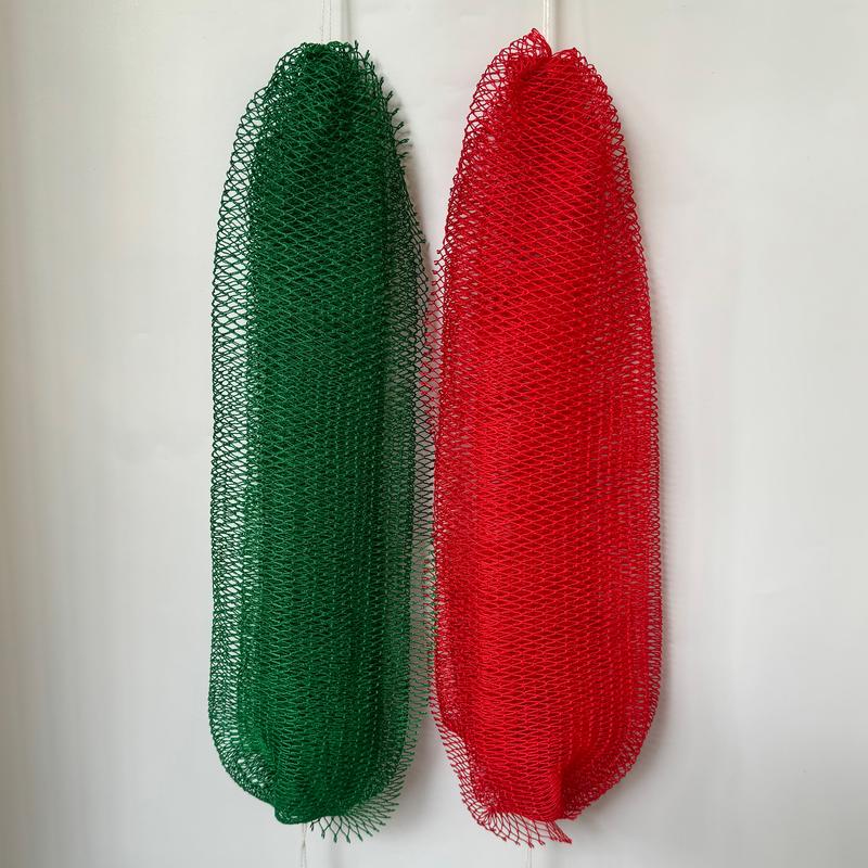 2 PCS Mixed Colors African Exfoliating Net Sponges, African Bath Sponges