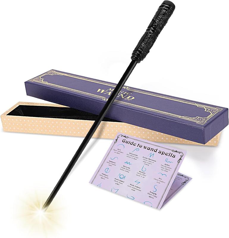 The HarryPotter Light up Wizard Magic Wand Rechargeable Illuminating Witch Wands Accessories Magical