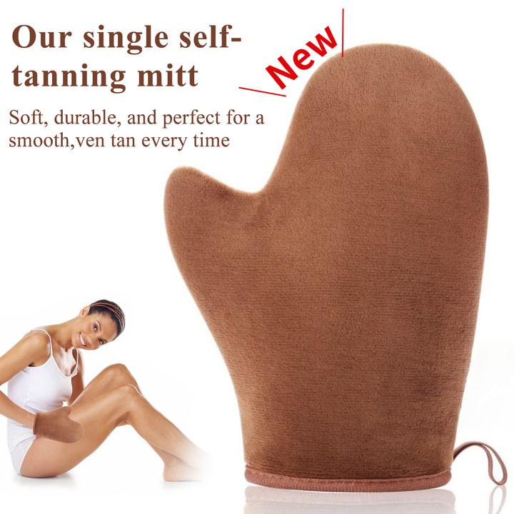 Self Tanner Mitt Applicator - 4 Pack Self Tanning Mitt with Self Tanning Glove for Self Tan Mitt, Back Applicator, Mini Self Tan Glove, Exfoliating Mitt, Tanning Mitts Self Tanner Glove Accessories Set