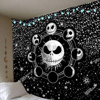 Black and White Tapestry, Tapestry Nightmare Before Christmas 59