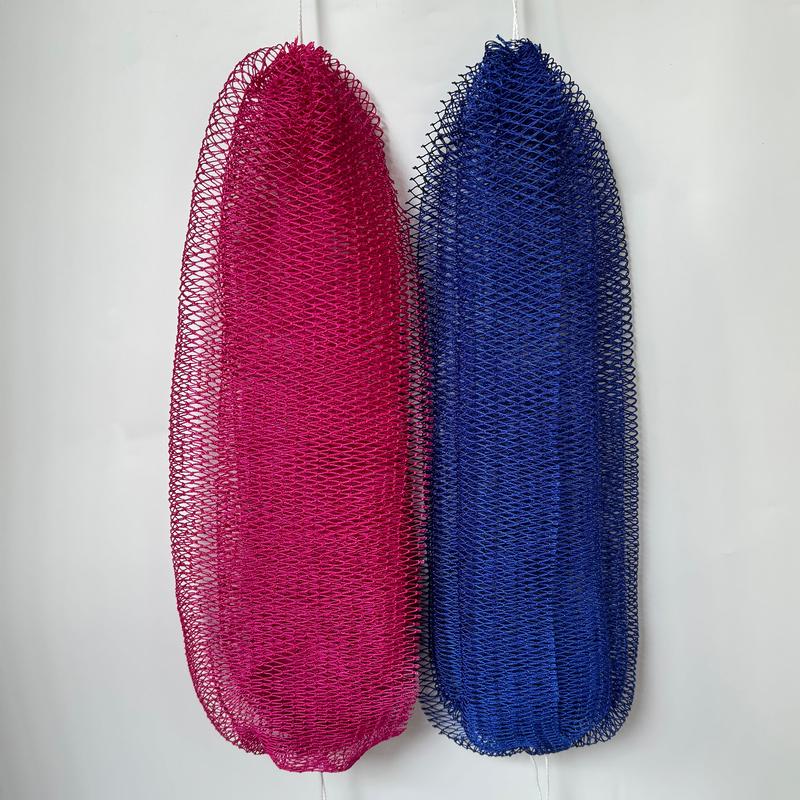 2 PCS Mixed Colors African Exfoliating Net Sponges, African Bath Sponges