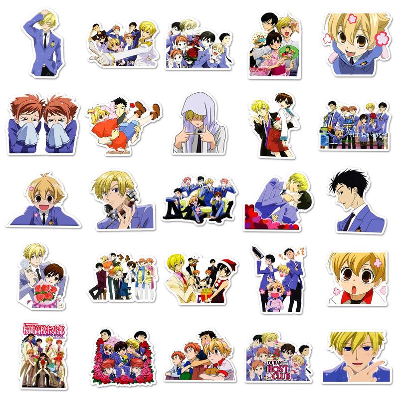 Anime Character Pattern Sticker, 50pcs set Waterproof Self Adhesive DIY Sticker, Decor Sticker for Gift Greeting Card Water Bottle Laptop Phone