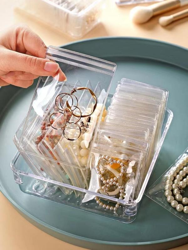 Clear Jewelry Storage Bag Set, Jewelry Protective Bags, Jewelry Organizer, Jewelry Storage Bag for Earrings, Rings, Necklaces, Bracelets