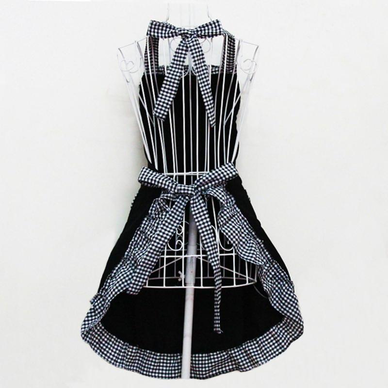 Cute Retro Lovely Vintage Ladies Kitchen Flirty Vintage Aprons for Women Girls with Pockets for Mothers Day Gift