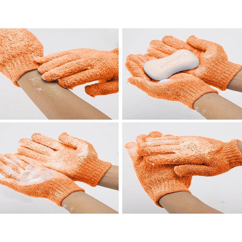 Bath Glove, 10pcs 2 Counts Per Color Soft Exfoliating Glove, Shower Glove for Whole Body, Bathroom Accessories Everything Showers Products, Summer Essentials