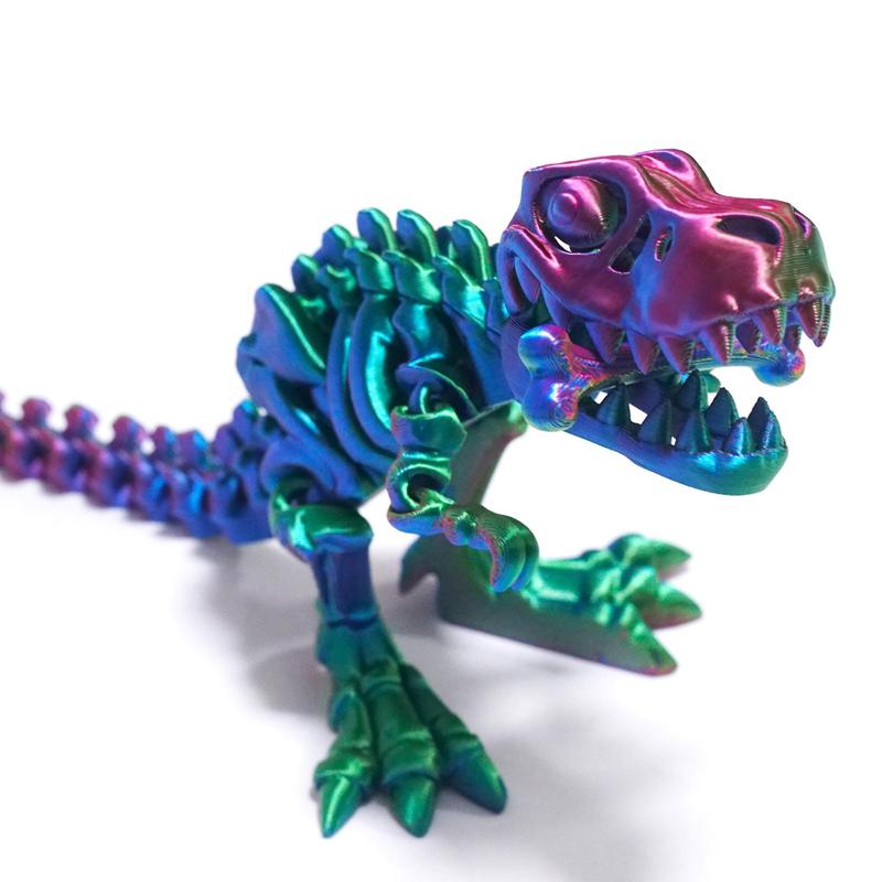 3D Printed Dinosaur Design Ornament, Creative Desktop Decoration, Joints Can Be Freely Moved, Dinosaur Model Toy, Birthday Present