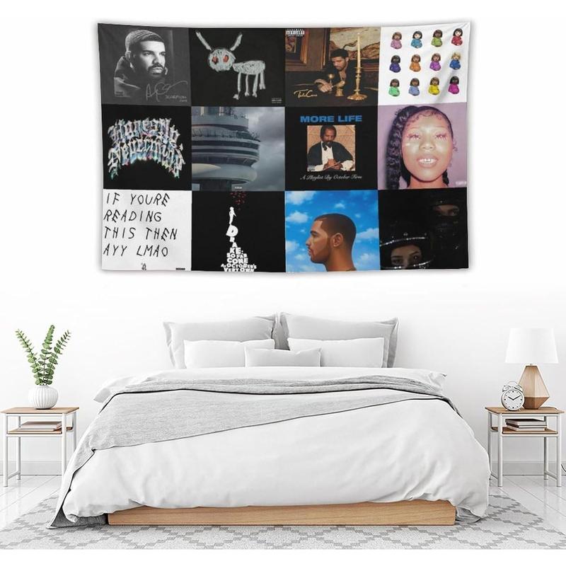 Bybali The Singer Rapper Drake Tapestry Flag for Home College Dorm for Bedroom Wall Décor 40 * 60in