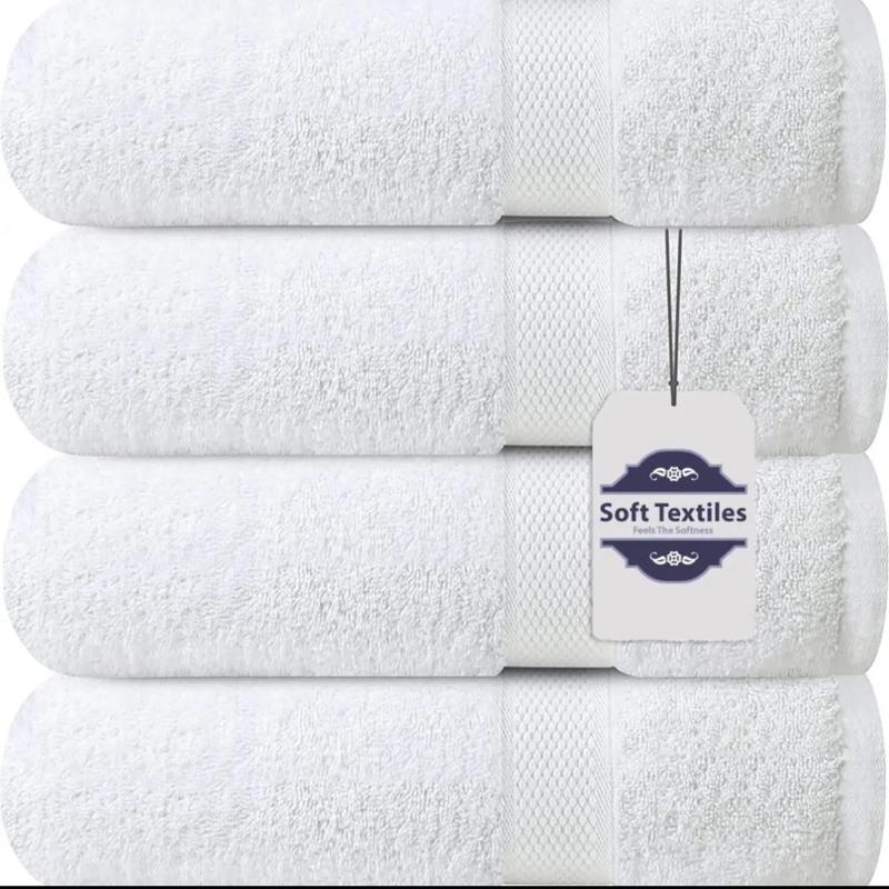 Luxury Extra Large Bath Towels 4Pack100% Cotton Highly Absorbent Soft towel set makeup towel bathroom accessories absorbent towel cotton towel