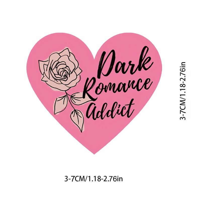 Dark Romance Sticker, 50pcs set Bookish Reading Sticker, Romance Sticker for Adult, Book Lovers Gift, Office Stationery & Supplies