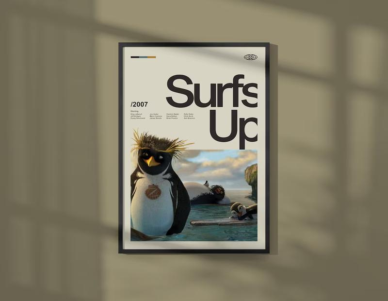 Surfs Up poster - Premium Artwork Film Poster | film poster paint | home decor