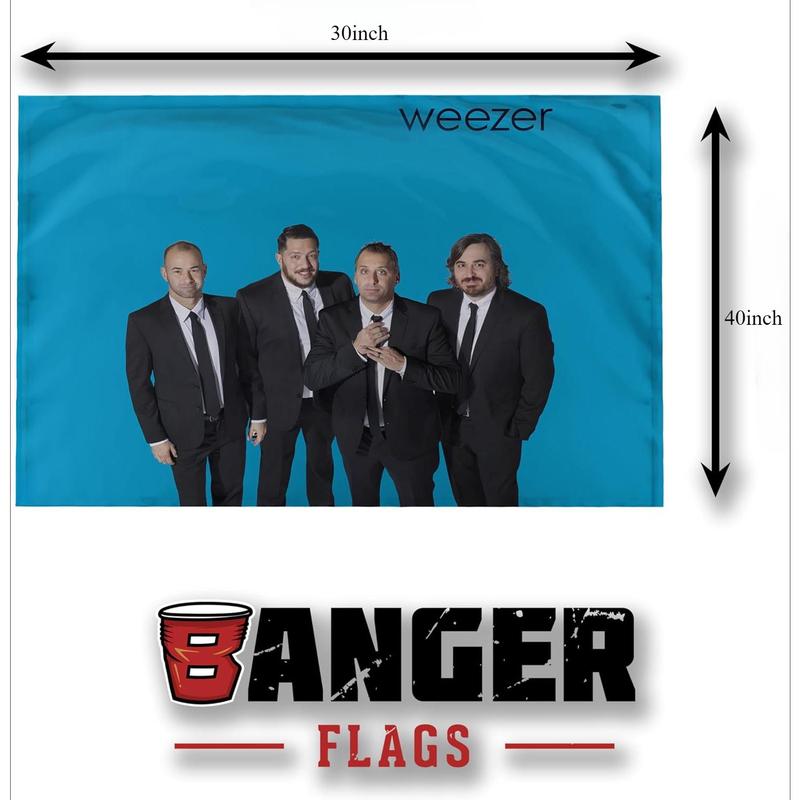 Banger - Funny Blue Impractical Jokers Band Weezer Meme Motivational Inspirational Office Political Campaign Gym Wall College Dorm Room Decor Design