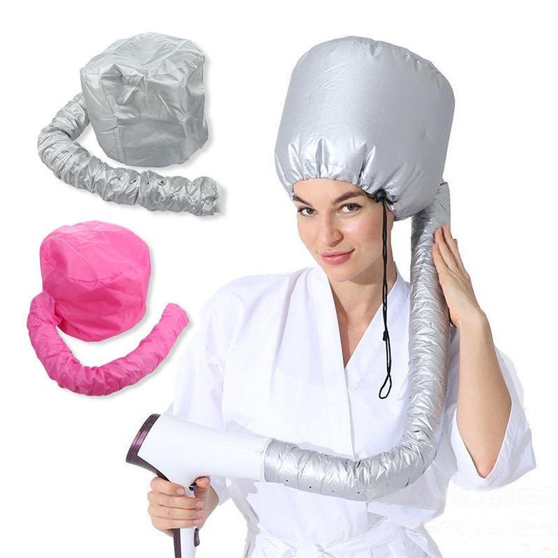 Portable Soft Salon Hair Drying Cap, 1 Count Bonnet Hood Hat, Women's Home Hairdressing Salon Supply, Fast-Drying Hair Cap, Shower Hair Wrap Towel, Super Absorbent Hair Towel for Long & Thick Wet Hair