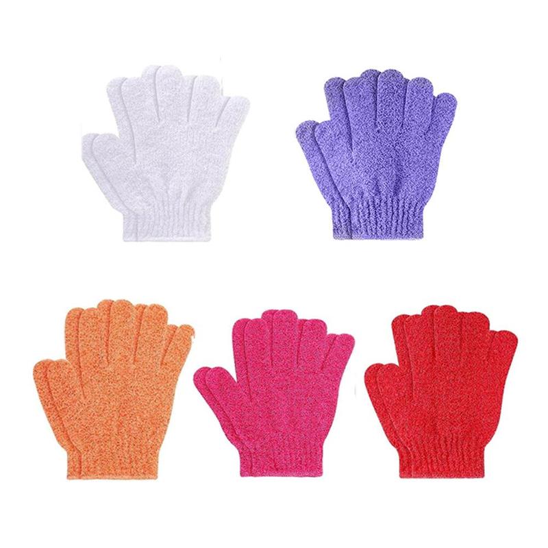 Bath Glove, 10pcs 2 Counts Per Color Soft Exfoliating Glove, Shower Glove for Whole Body, Bathroom Accessories Everything Showers Products, Summer Essentials