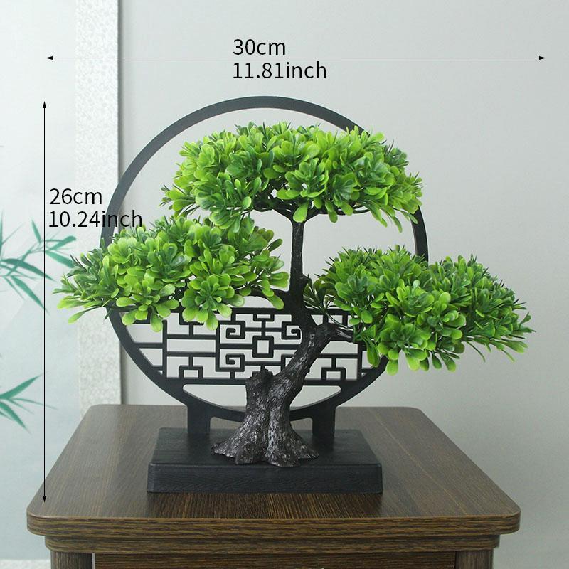 Artificial Plant Ornament, 1 Count Desktop Faux Indoor Plant Decoration, Decorative Plant for Home Living Room Bedroom Dining Room, Home Decor