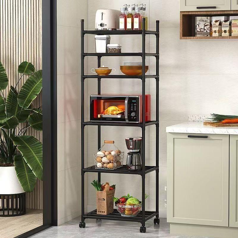 Kitchen Storage Rack, 1 Count Multi-layer Kitchen Storage Rack, Multifunctional Storage Rack for Kitchen, Home Organizer for Kitchen