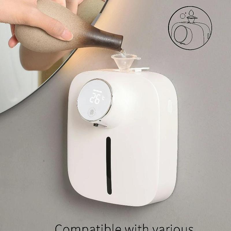 Smart Wall Mounted Automatic Hand Sanitizer, USB Rechargeable Non-contact Hand Sanitizer, Universal Accessories for RV Travel Camping