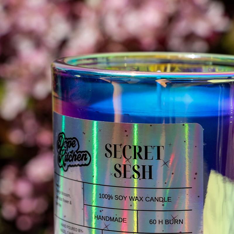 Secret Sesh soy candle by Dope Kitchen Decor Scented