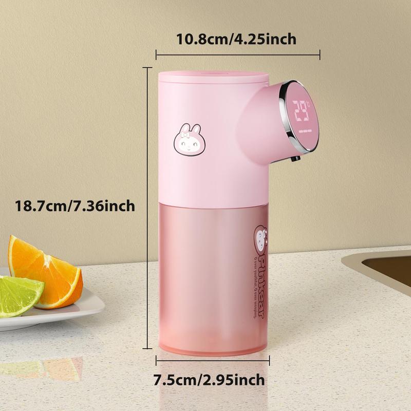 Automatic Soap Dispenser, 1 Count Touchless Auto Liquid Hand Dish Soap Dispenser, Electric Hands Free Soap Dispenser for Bathroom Kitchen