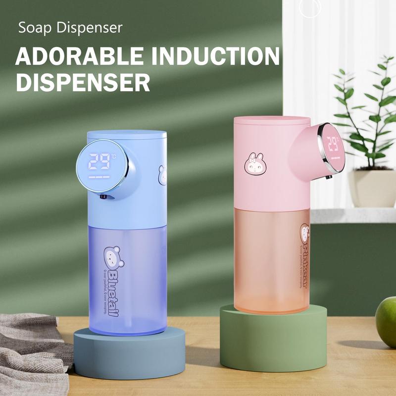 Automatic Soap Dispenser, 1 Count Touchless Auto Liquid Hand Dish Soap Dispenser, Electric Hands Free Soap Dispenser for Bathroom Kitchen