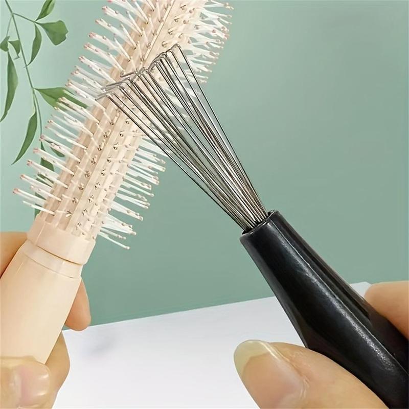 Hairbrush Cleaning Rake, 1 Count Hair Brush Cleaning Comb, Hair Remover Cleaning Tool, Hair Comb Cleaning Tool, Bathroom Gadgets Supplies