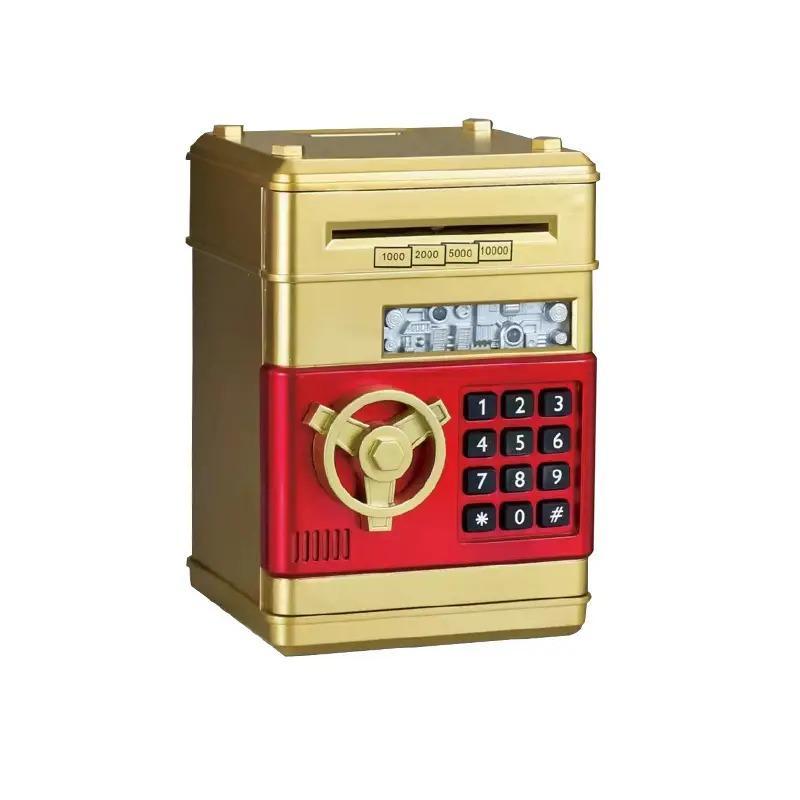 Money Bank, Electronic Savings Machine, Piggy Bank, Password Safe, Coin Saving Box, Money Deposit Box, Gift Ideas for Boys & Girls (Battery Required, Battery Not Included)