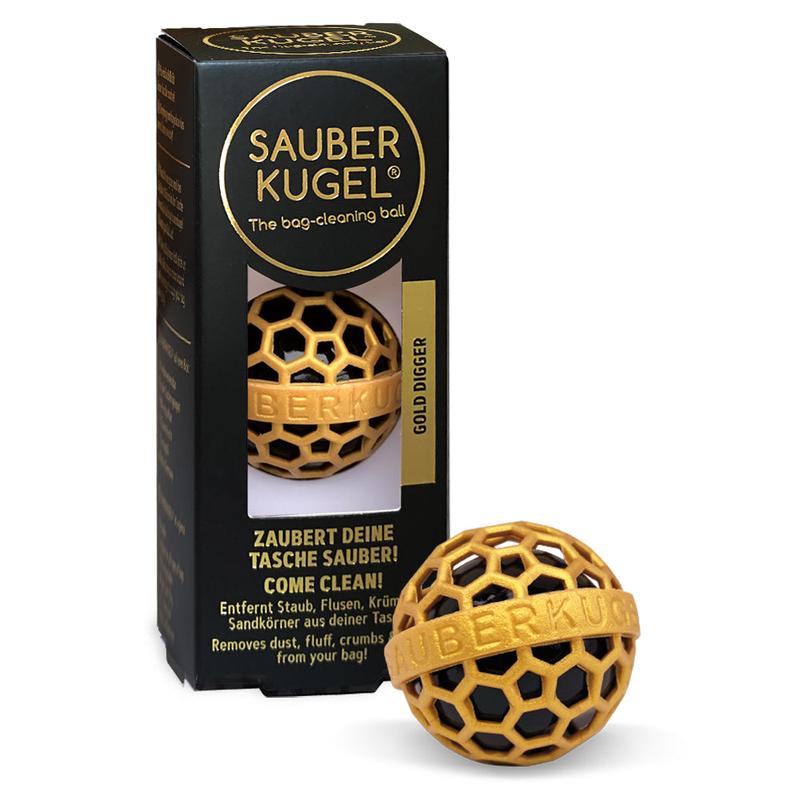 Sauberkugel - The Clean Ball - Keep your Bags Clean - Sticky Inside Ball Picks up Dust, Dirt and Crumbs in your Purse, Bag, Or Backpack Accessories Laundry Plastic