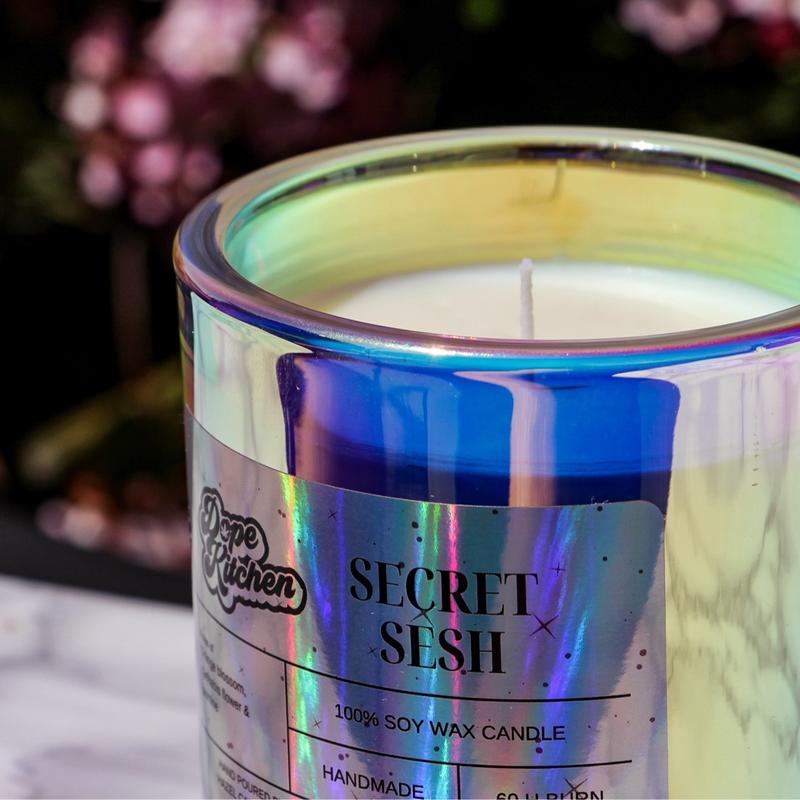 Secret Sesh soy candle by Dope Kitchen Decor Scented