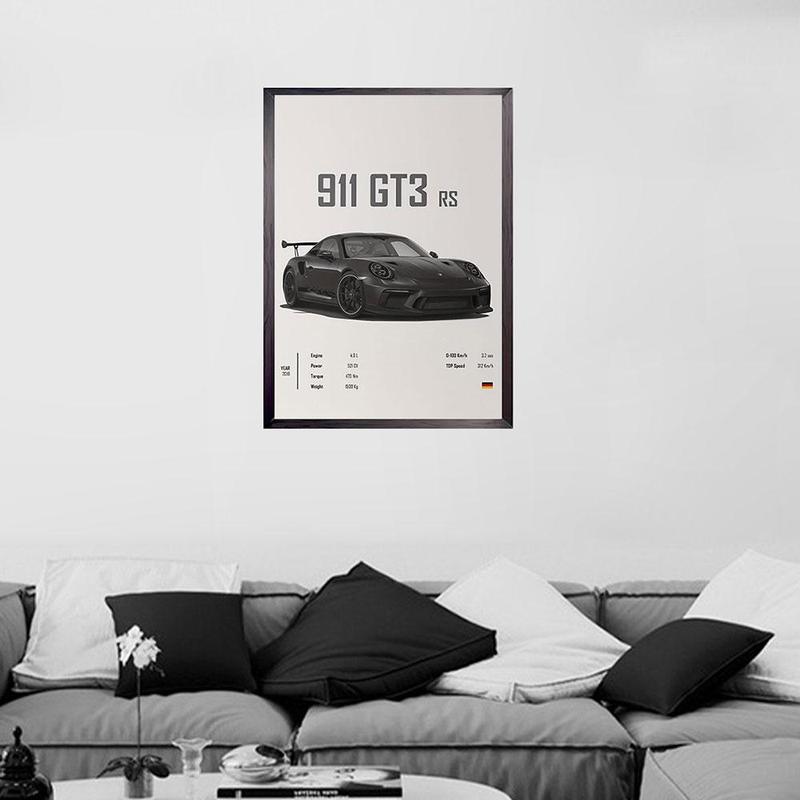 Car Printing Painting without Frame, 1 Count Modern Canvas Wall Art, Wall Decor for Home Living Room Bedroom Office School, Home Decor 2025