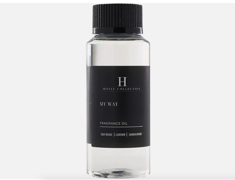 Hotel Collection - My Way Essential Oil Scent - Luxury Hotel Inspired Aromatherapy Scent Diffuser Oil - Lush Sandalwood, Warm Virginia Cedar, and Beautiful Iris - for Essential Oil Diffusers - 120mL Fragrance Freshener Scented Bottle Perfume