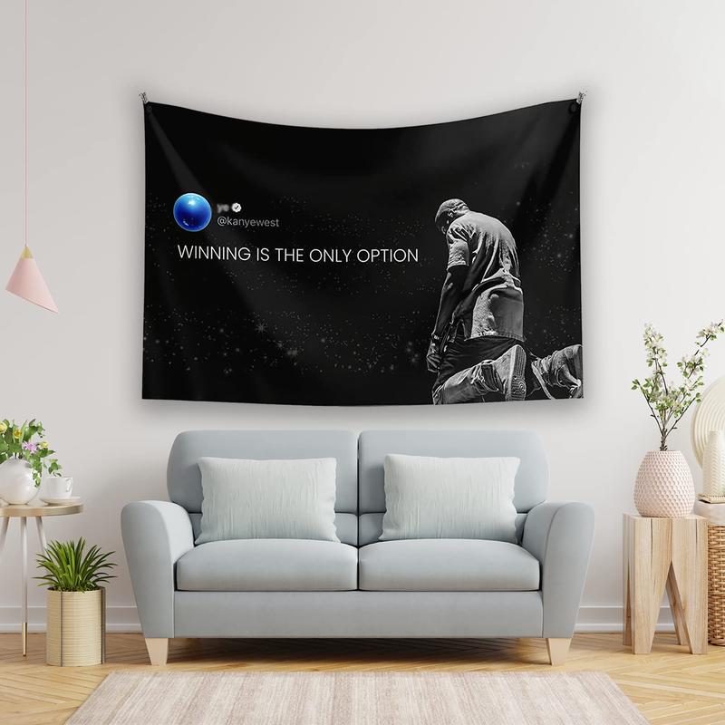 Kanye Flag Banner Winning Is The Only banner Option Tapestry 3x5 Ft Decor