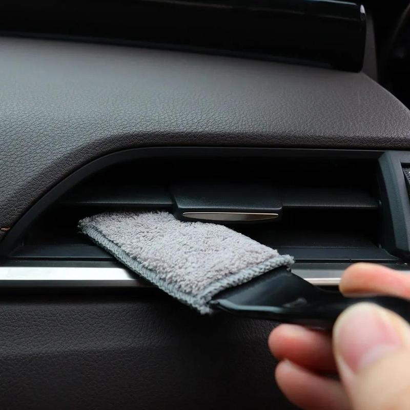 Car Air Outlet Cleaning Brush, Multifunctional Double-ended Car Cleaning Brush, Keyboard Brush, Car Interior Cleaning Tool