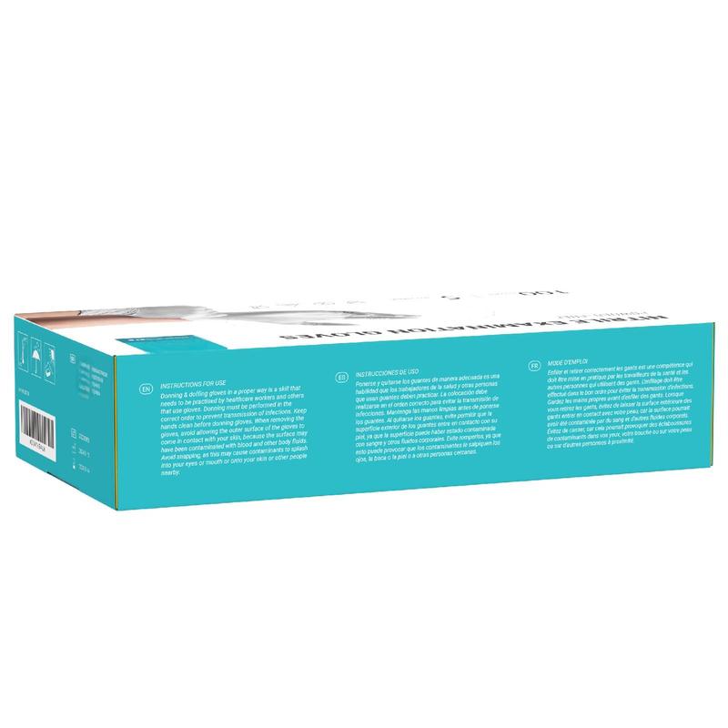 Nitrile Examination Gloves, Pack of 100