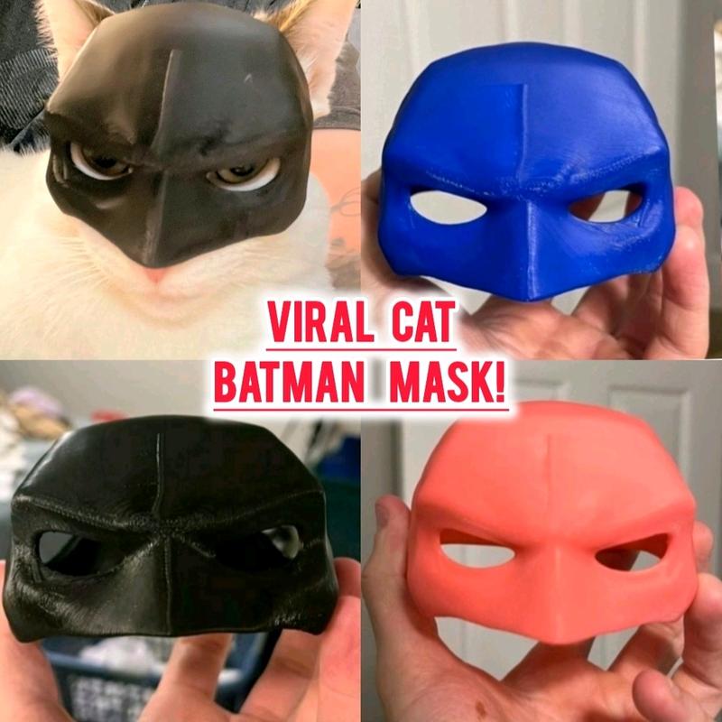 Cat Black Mask 3 Colors