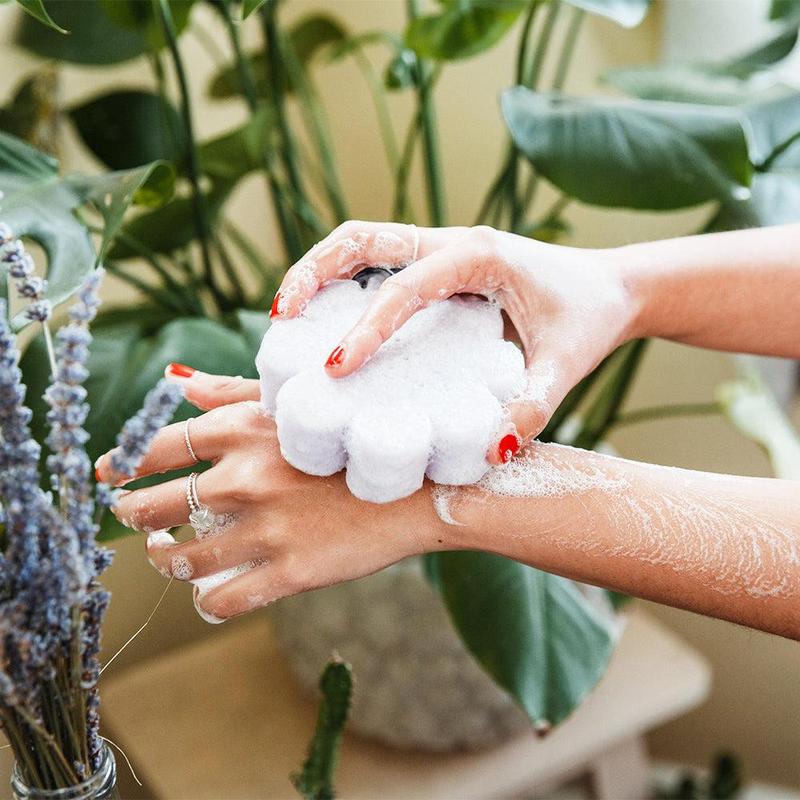 French Lavender Wild Flower Body Wash Infused Bath Sponge