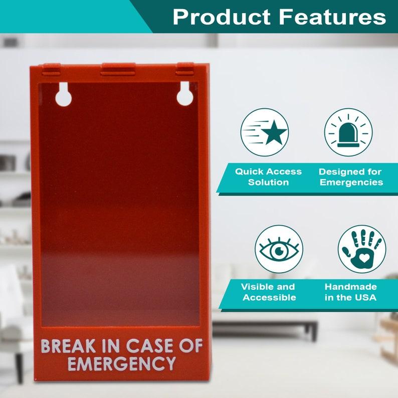 Break Glass in Case of Emergency Wall Display - Funny 3D Printed Home and Office Decor