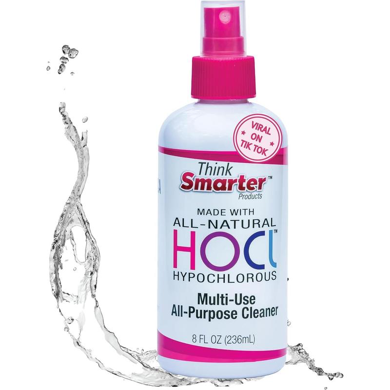 HOCL All-Purpose Cleaner with Hypochlorous Acid, All-Natural Surface Cleaner, & Skin Hydrator 8fl oz Clear Spray