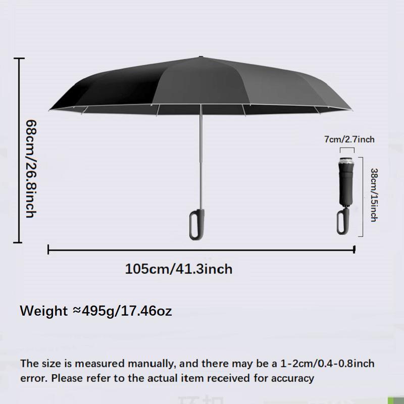 Automatic Umbrella, 1 Count Portable Folding Umbrella, Windproof Umbrella for Outdoor Activities, Umbrella for Men & Women