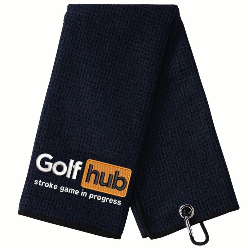 Golf Towel, Golf Accessories for Men & Women, Embroidered Funny Golf Towel, Easy To Clean and Carry Golf Towel, Outdoor Sports Towel, Golf Equipment