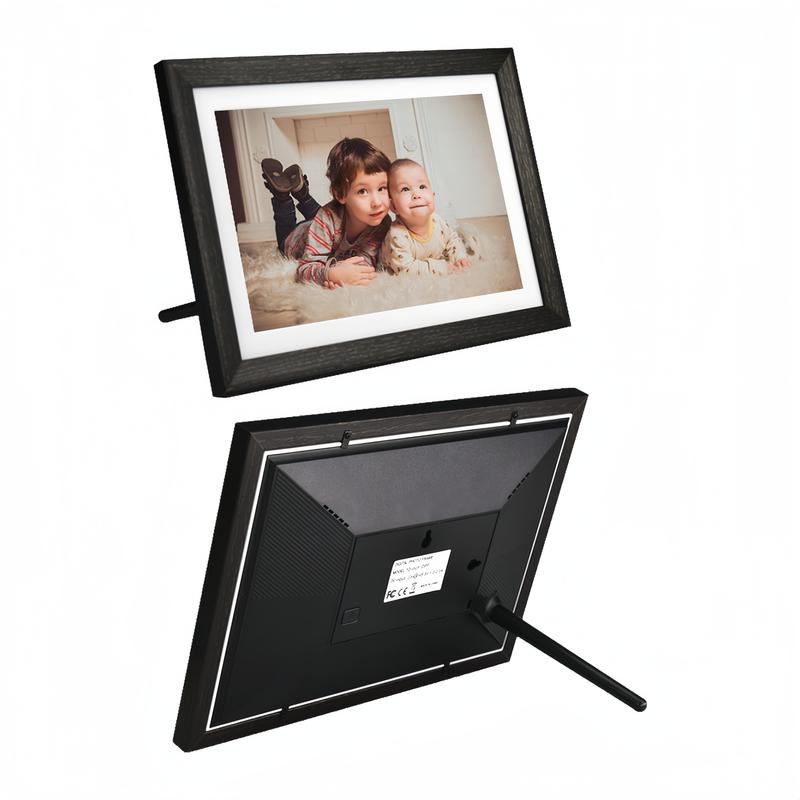 Black Friday | Thanksgiving & Christmas Gift WiFi Digital Touchscreen Photo Frame with Gift Box, 1280 * 800IPS HD Cloud Smart Digital Photo Frame, Wall Mountable, Auto-Rotate,Easy to Share Photos or Videos via Biu Frame APP