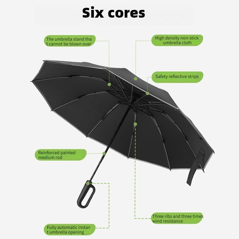 Automatic Umbrella, 1 Count Portable Folding Umbrella, Windproof Umbrella for Outdoor Activities, Umbrella for Men & Women