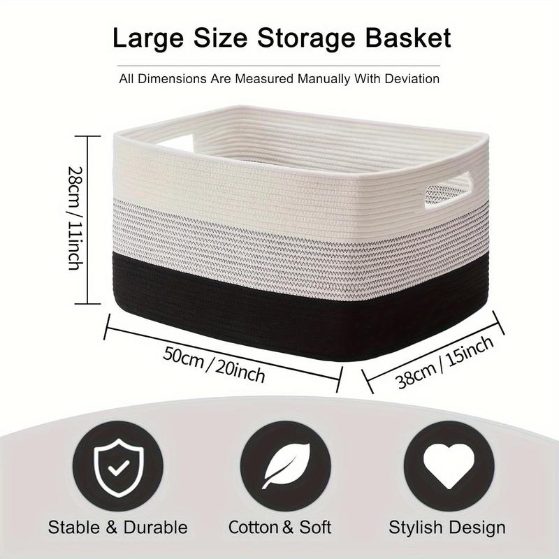 Laundry Basket, Large Capacity Clothes Storage Basket, Household Storage Organizer for Clothes, Bedding, Toys, Pillows, Underwear, Socks, Home Organizer for Bedroom, Laundry Room, Bathroom, Bedroom Accessories