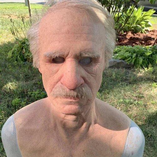 Realistic Halloween Mask for Adults – Funny Latex Old Man & Old Lady Masks for Pranks, Cosplay Costumes, and Parties