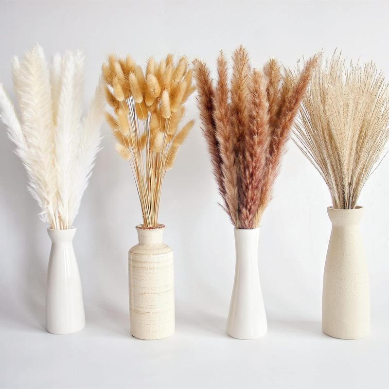 100 PCS Small Boho Pampas Grass 17