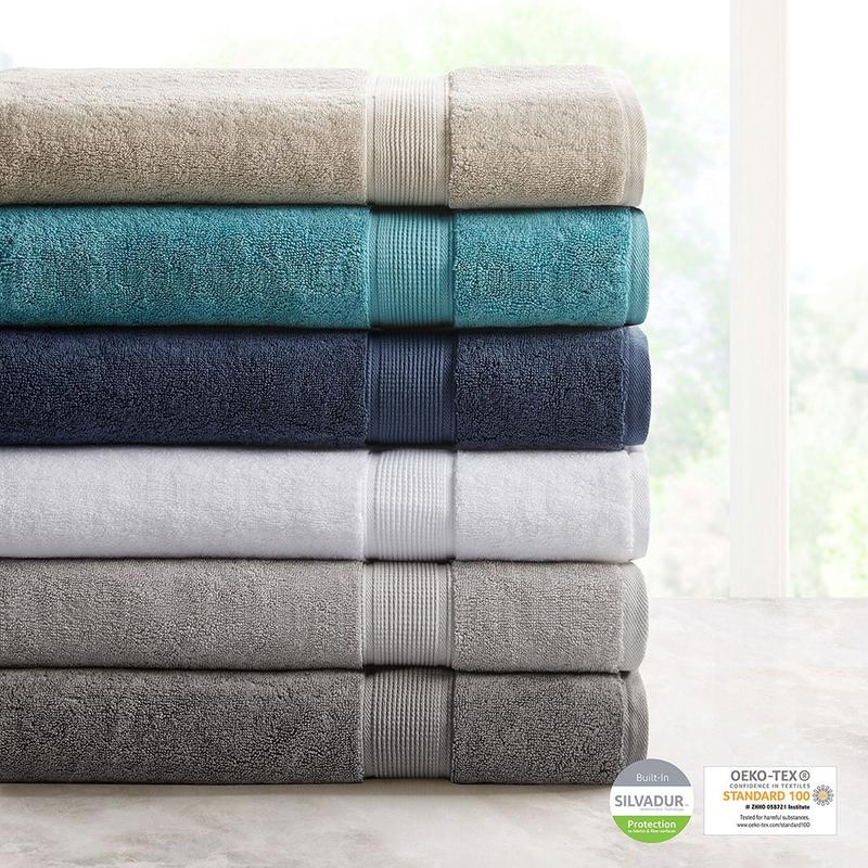 Cotton Bath Sheet Antimicrobial 2 Piece Set Towels