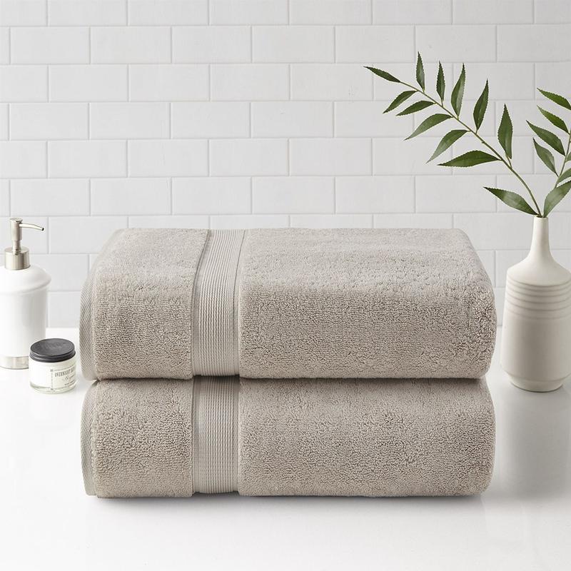 Cotton Bath Sheet Antimicrobial 2 Piece Set Towels