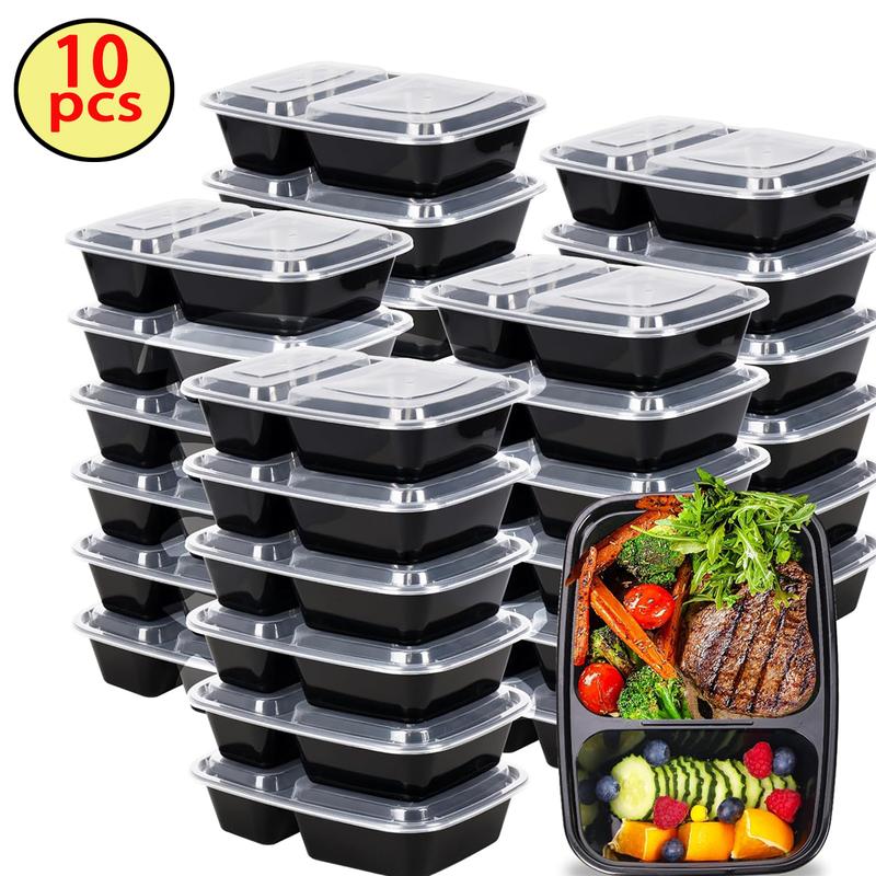 Food Preparation Containers, 30oz Food Storage Containers with Lids, Extra Thick Food Storage Containers with Lids, Disposable Lunch Boxes, Refrigerated and Microwaveable