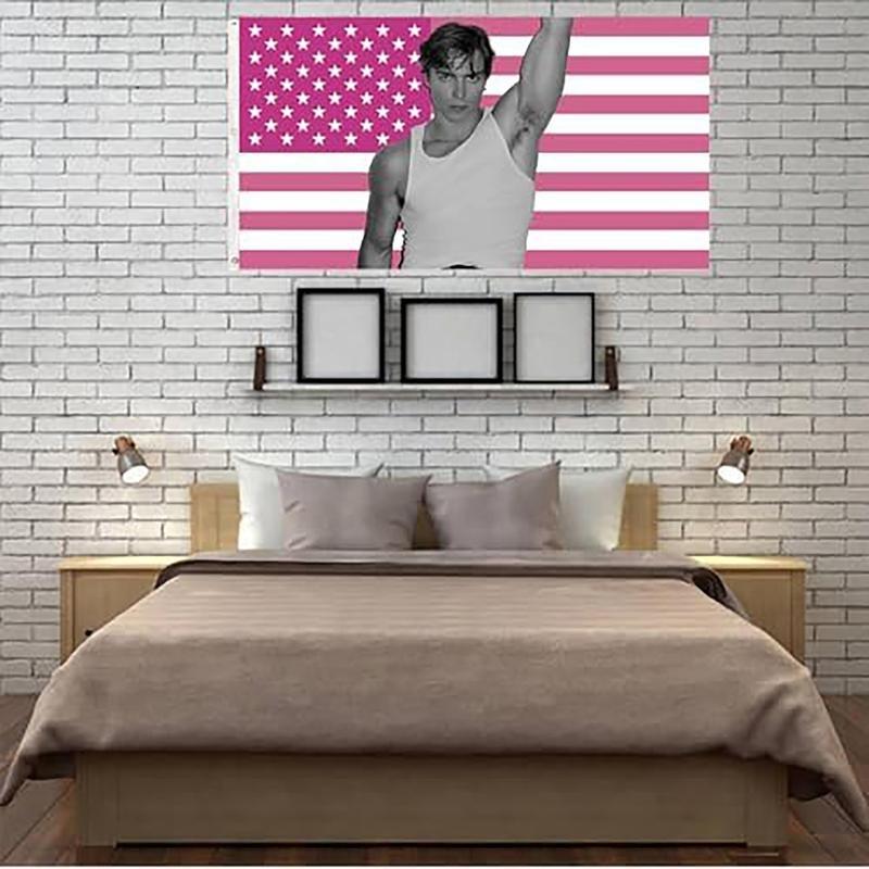 Nicholas. Chavez Flag Funny Nicholas Alexander Pink Flag for Dorm Outdoor Parties Gift Funny Flag Decorations Banners Ornaments